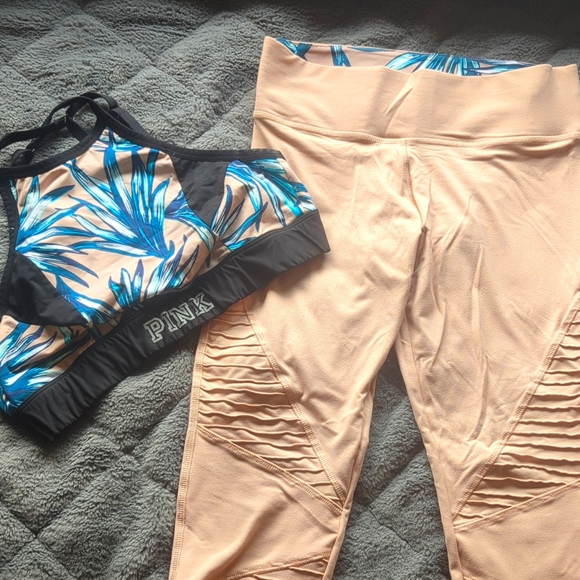 Vs PINK leggings set small - Picture 2 of 4